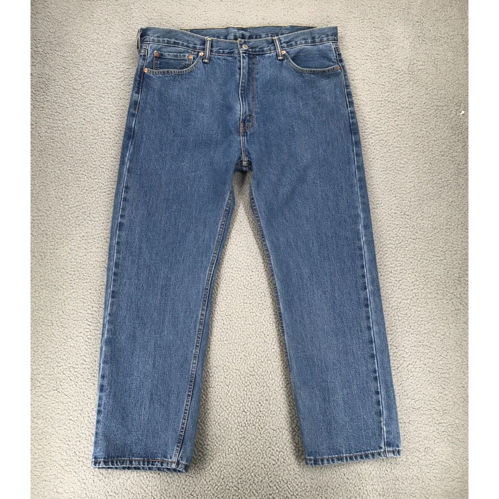 Levis 505 Jeans Men Size W40 L30 Actual W39 L29 Mid Rise Straight Leg